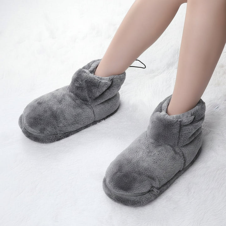 Harwelton™ USB Heated Slippers with Soft Plush for Toasty Feet