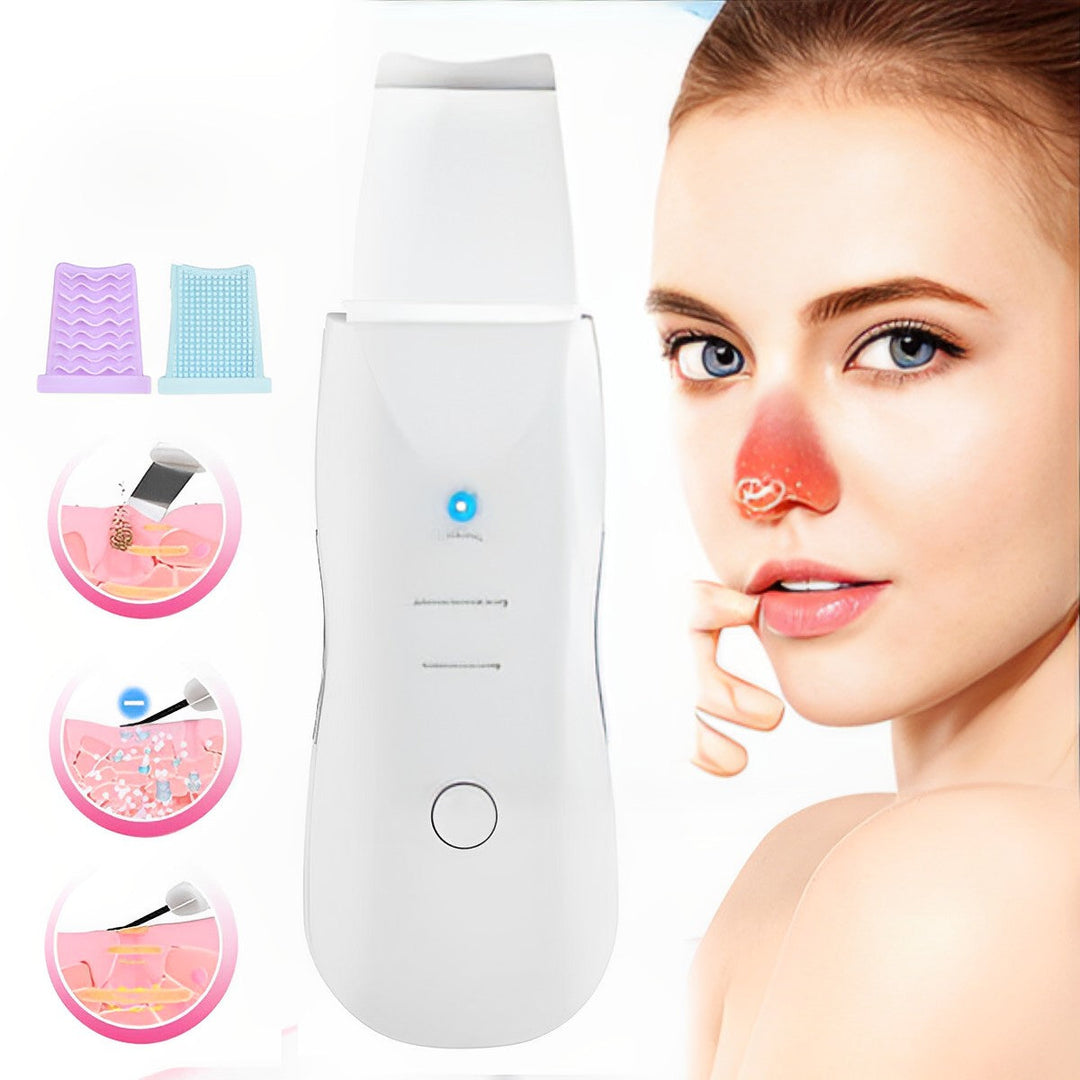 Ultrasonic Skin Scrubber with Three Modes for Smoother Skin