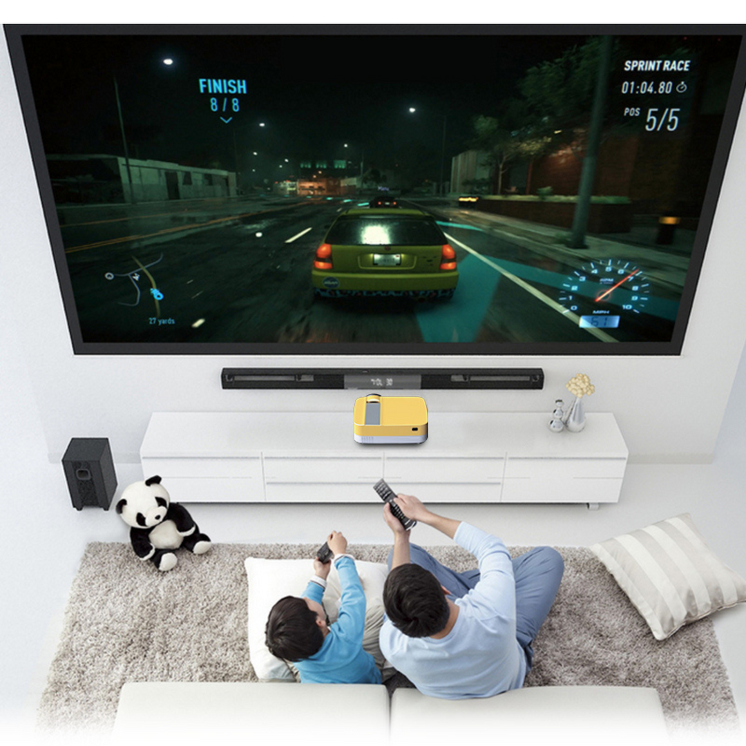 Harwelton™ Mini HD Projector with Tripod and Built-In Speakers