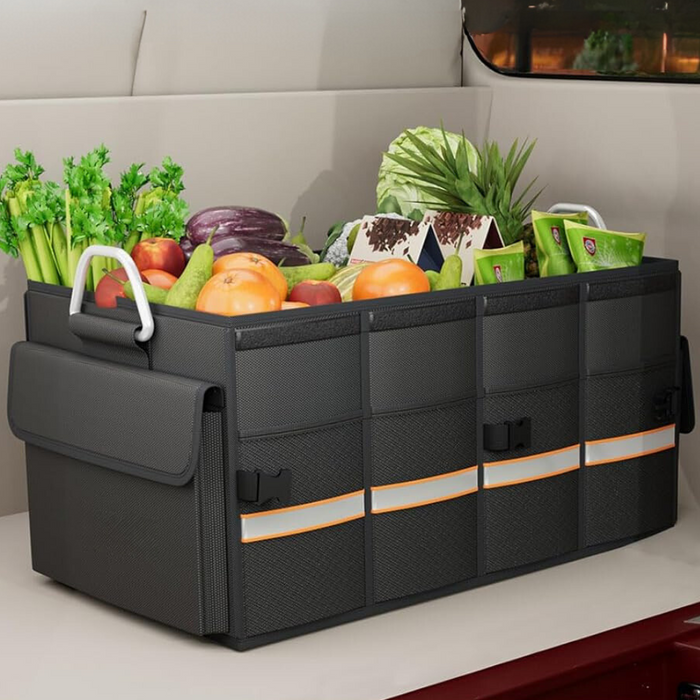 Harwelton™ Large Collapsible Car Boot Organiser with Waterproof Base