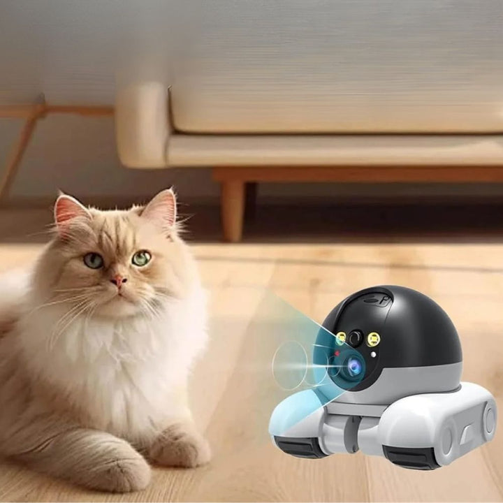 Remote-Controlled 1080p Pet Camera That Moves Room to Room