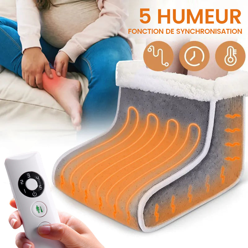 Harwelton™ Electric Foot Warmer with Fluffy Lining &amp; Adjustable Heat