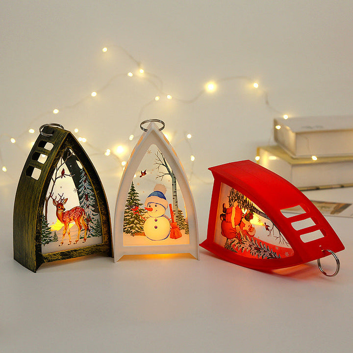 Hand-Painted LED Christmas Figures – Santa, Snowman and Reindeer