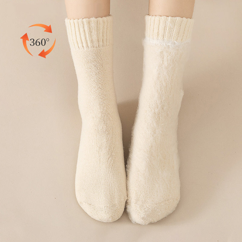 Harwelton™ Fleece-Lined Thermal Socks for Women, Pack of 3 Pairs