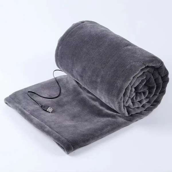 Harwelton™ Cordless USB Heated Throw for Sofa, Desk &amp; Travel