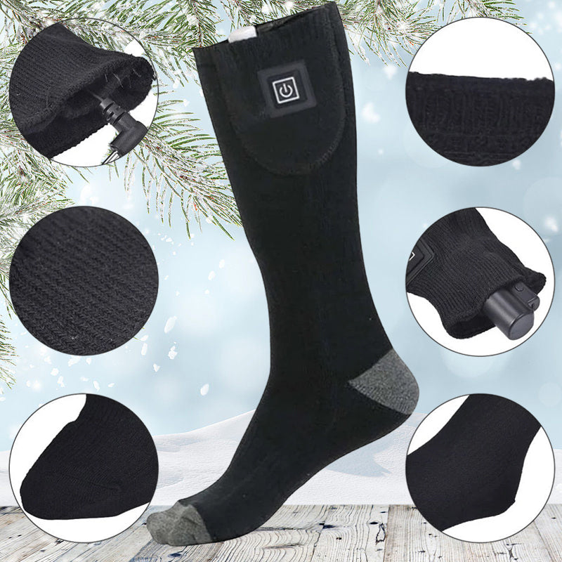 Heated Socks ThermoLuxe | Rechargeable | Adjustable Temperature | Up to 8 h Heat