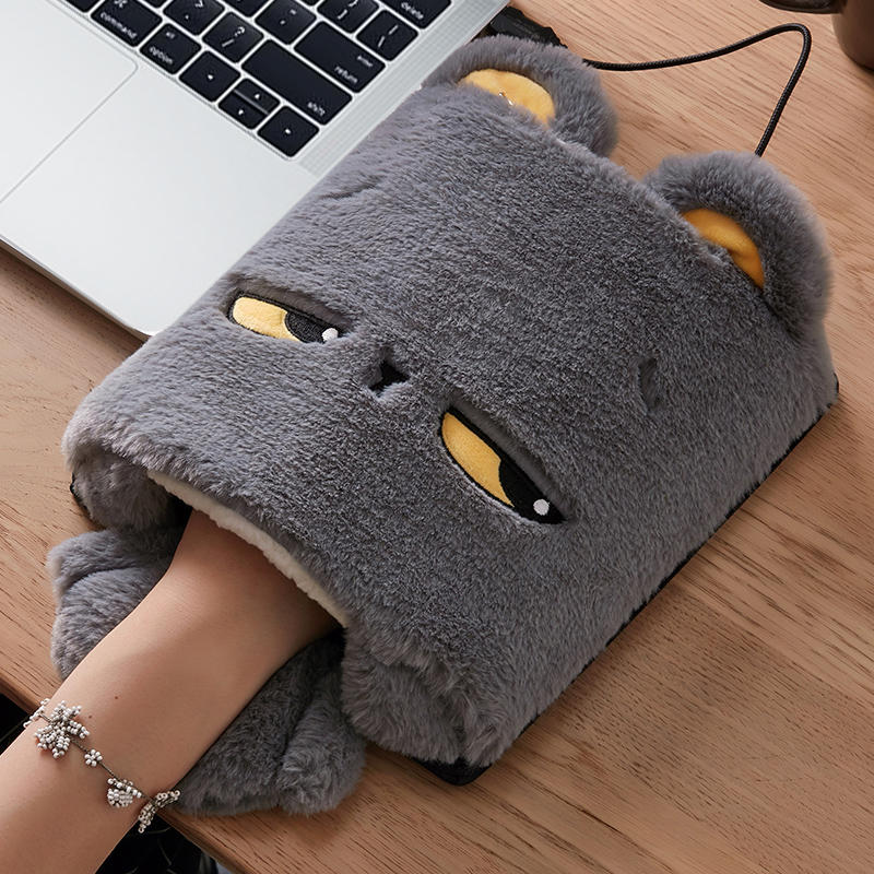 Heated Hand Warmer Mouse Mat in Faux Fur Fleece – Harwelton