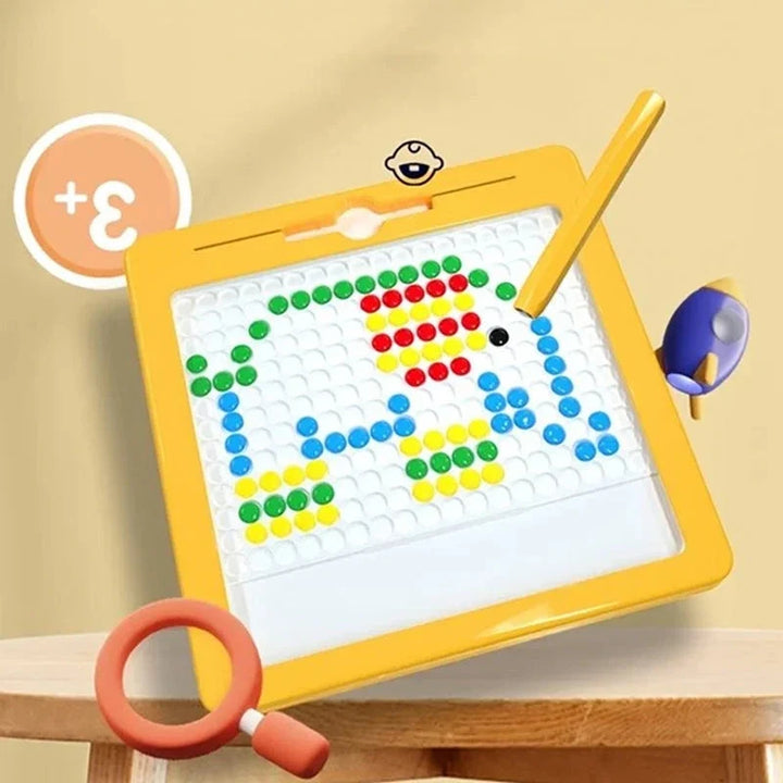 Large Magnetic Drawing Board for Kids with Pattern Cards
