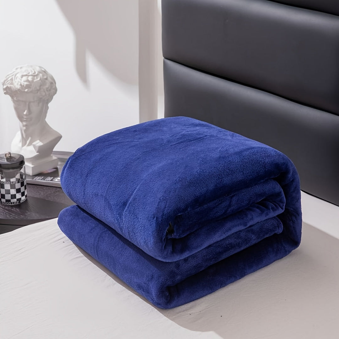Soft Flannel Blanket for Sofa, Bed and Camping
