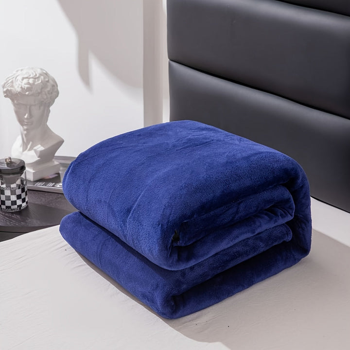 Soft Flannel Blanket for Sofa, Bed and Camping