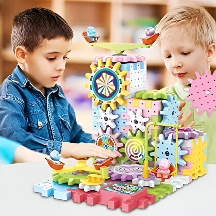 Harwelton™ Motorised Gear Building Blocks Set for Curious Young Builders