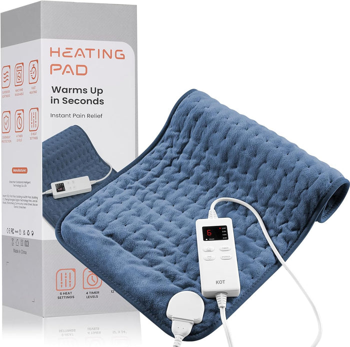 Harwelton™ Electric Heat Pad in Soft Flannel with 6 Settings