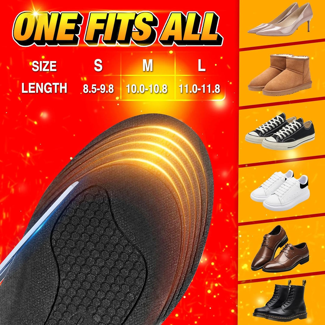 Harwelton™ Rechargeable Heated Insoles with Remote Control