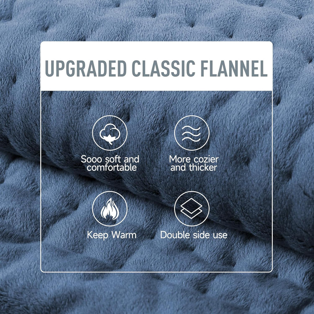 Electric Heat Pad in Soft Flannel with 6 Settings – Harwelton