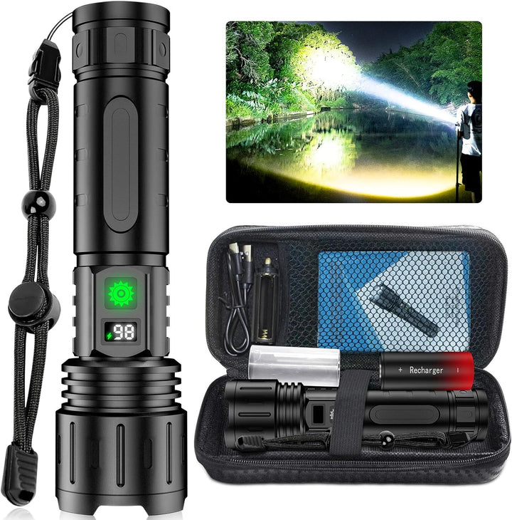 Ultra Bright Rechargeable LED Torch with Power Bank Function