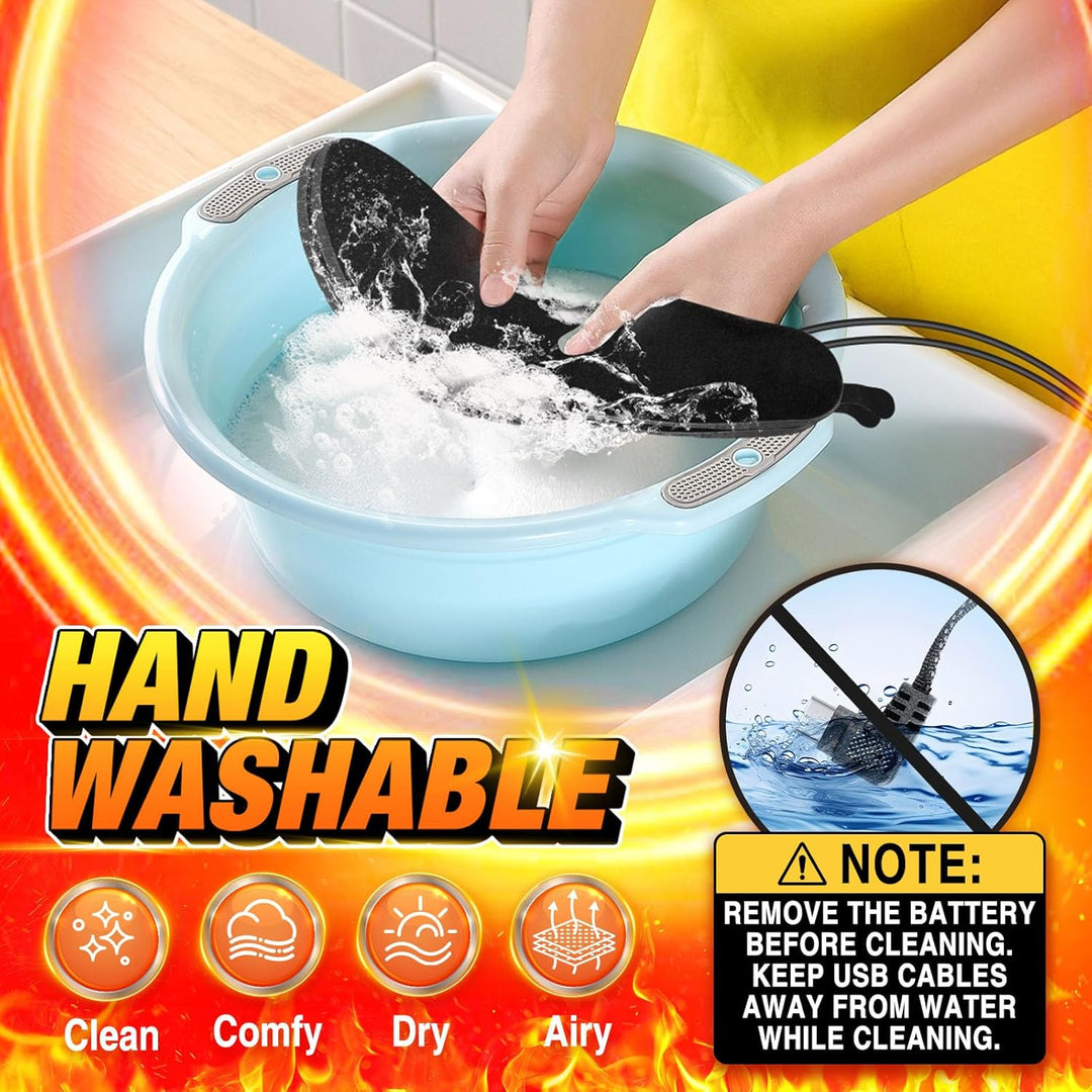 Harwelton™ Rechargeable Heated Insoles with Remote Control