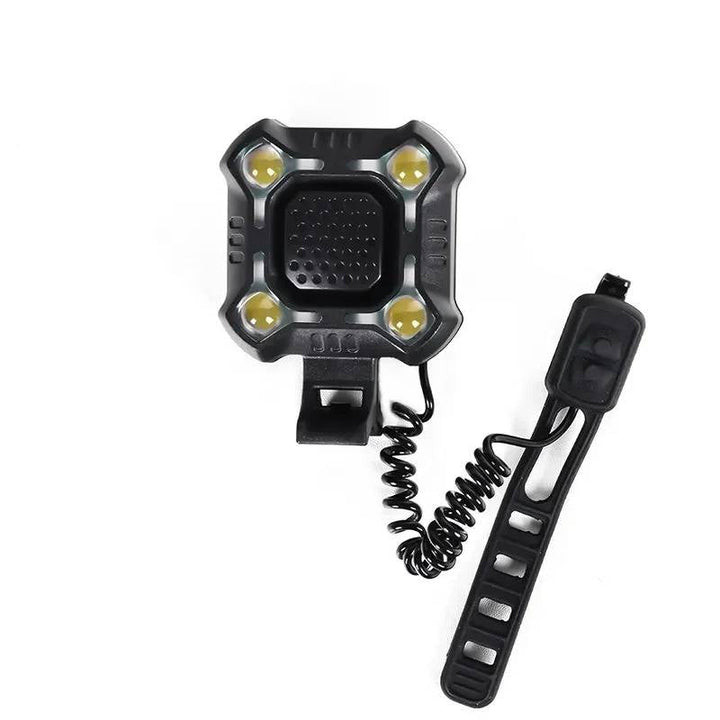 Bike Bell and Front Light Combo with 140 dB Electronic Horn