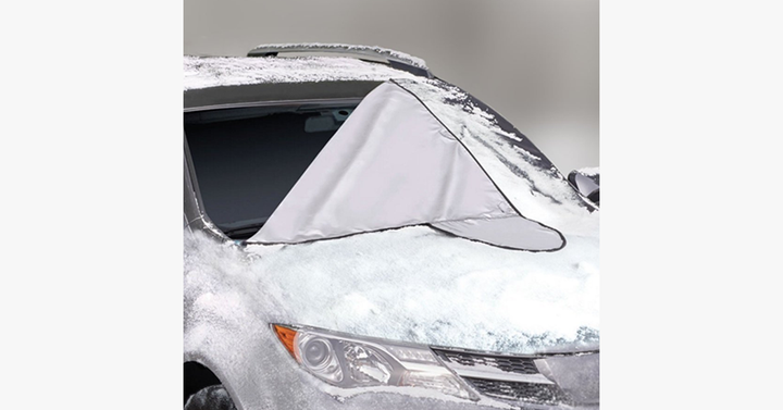 Reversible Windscreen Cover That Shakes Off Snow and Frost