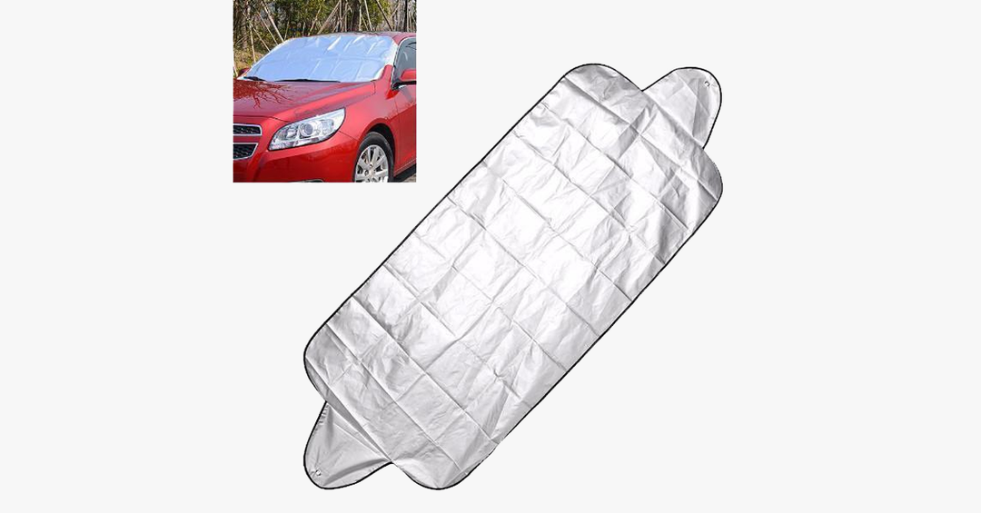 Reversible Windscreen Cover That Shakes Off Snow and Frost