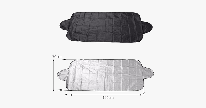 Reversible Windscreen Cover That Shakes Off Snow and Frost