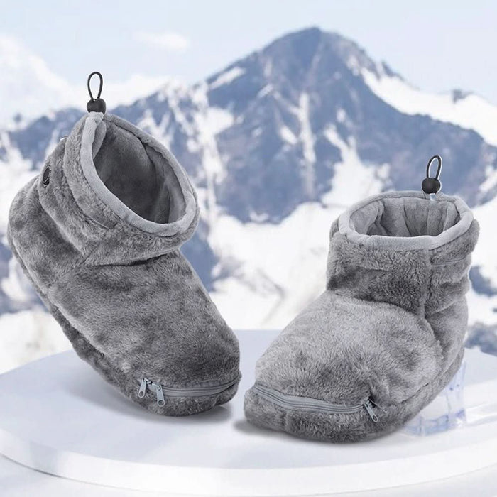 Harwelton™ USB Heated Slippers with Soft Plush for Toasty Feet