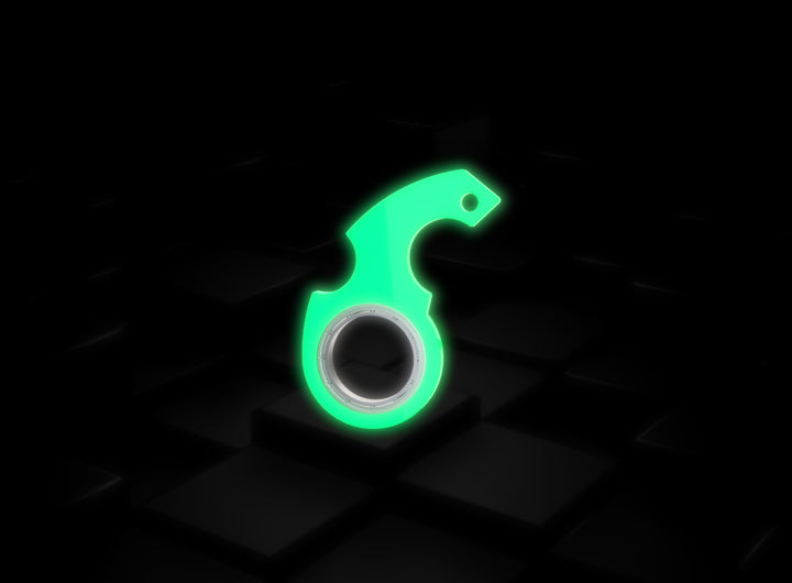 Fidget spinner keyring on set of keys