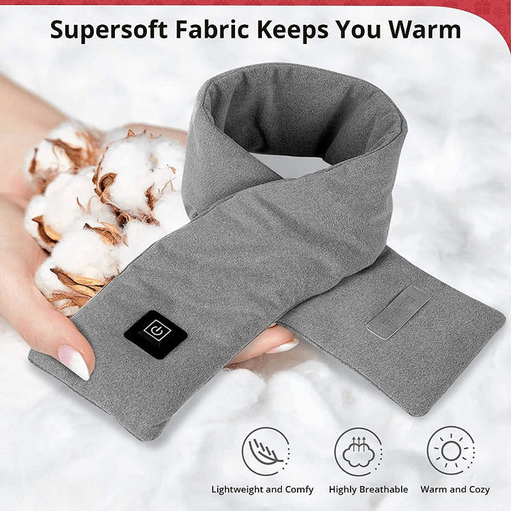 Heated Scarf with 3 Heat Levels and USB Connection – Harwelton