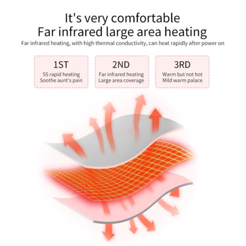 Heated Massage Belt with Vibration and 3 Warmth Levels