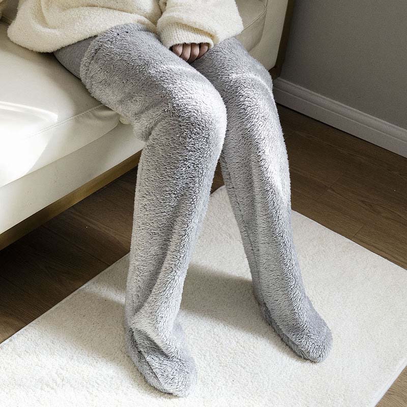 Thermal Knee Warmer Socks for Cold Winter Days