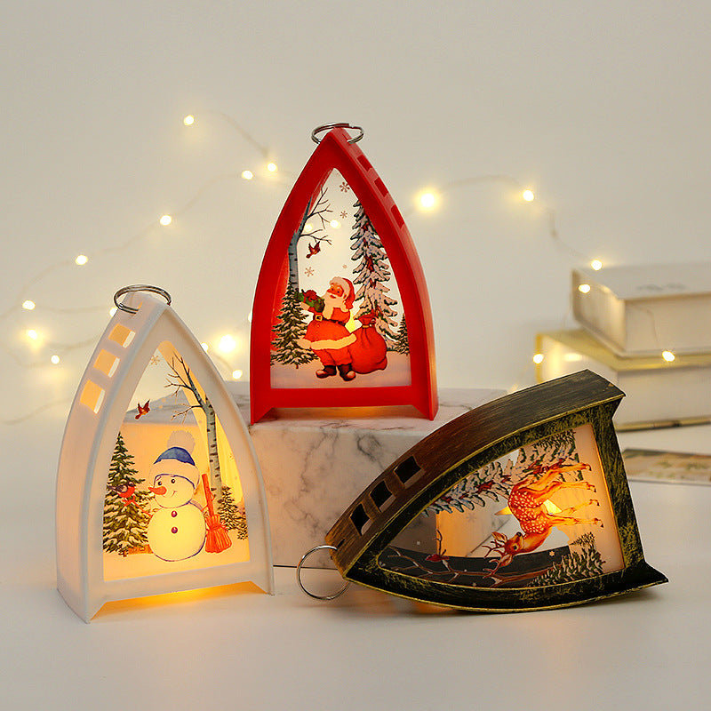 Hand-Painted LED Christmas Figures – Santa, Snowman and Reindeer
