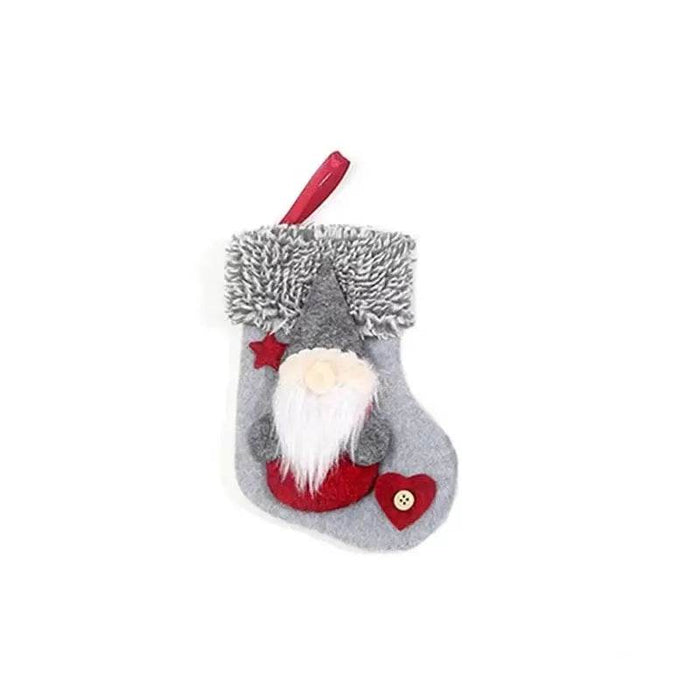 Harwelton™ Mini Plush Christmas Stocking Hanging Decoration