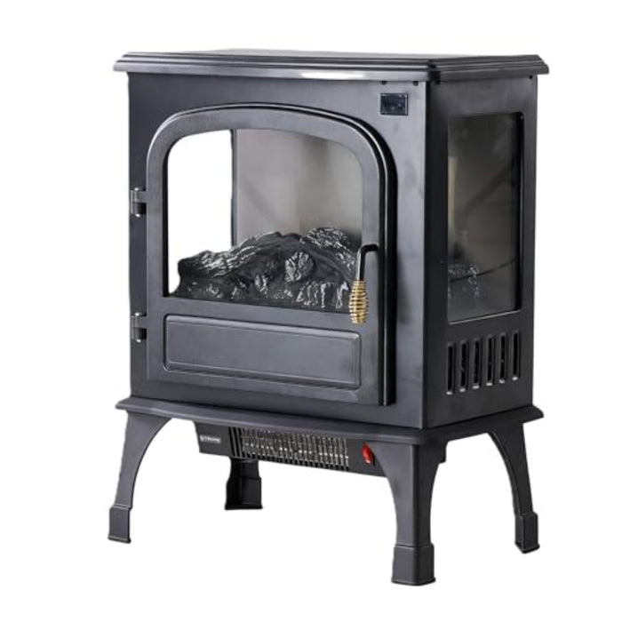 Harwelton Electric Stove Fireplace with 3D Flames and Remote