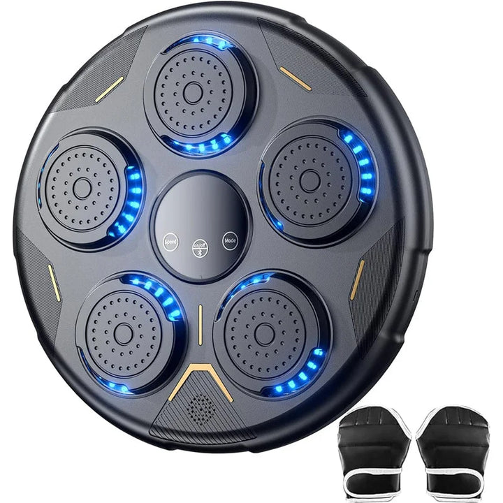 Harwelton™ Wall-Mounted Music Boxing Machine with Bluetooth and Lights