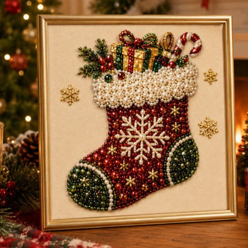 Harwelton Christmas 5D pearl painting kit in two sizes