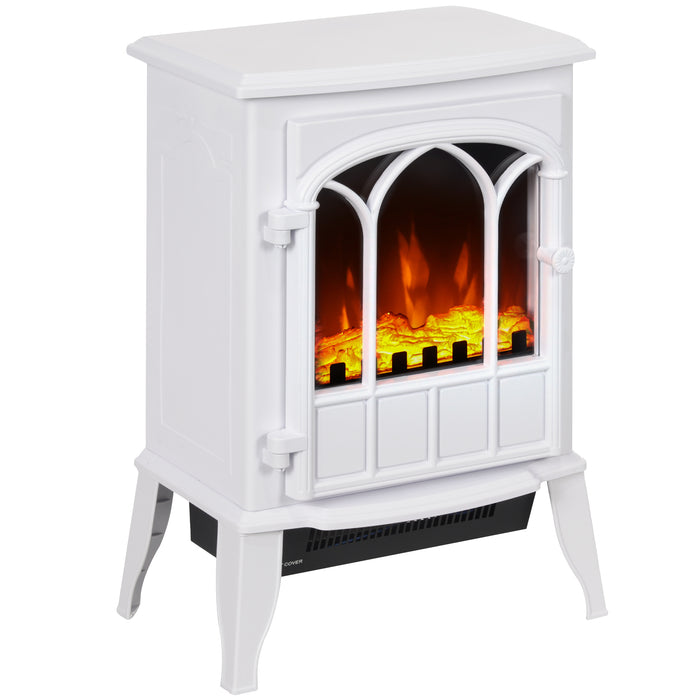 Harwelton Log Burner Style Electric Fire 2000W with LED Flames