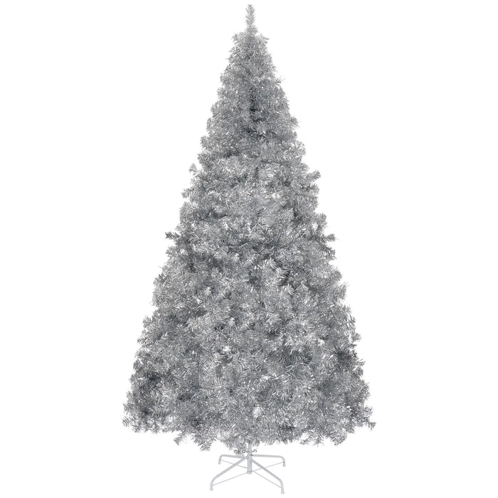 Harwelton Silver Artificial Christmas Tree 6 ft with 800 Tips