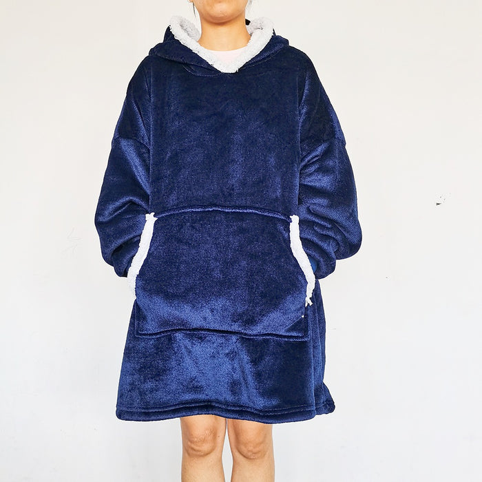 Harwelton Oversized Blanket Hoodie with Sherpa Fleece Lining