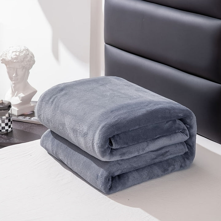 Soft Flannel Blanket for Sofa, Bed and Camping
