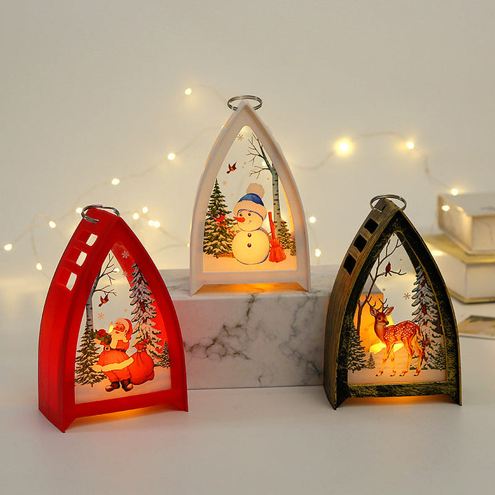 Hand-Painted LED Christmas Figures – Santa, Snowman and Reindeer