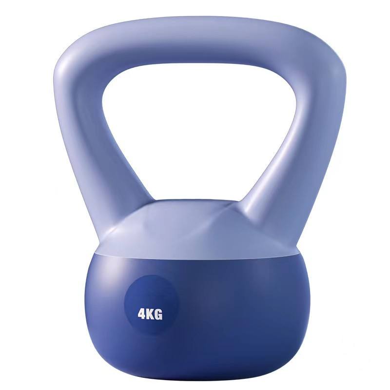 Soft-shell kettlebell in two-tone pink