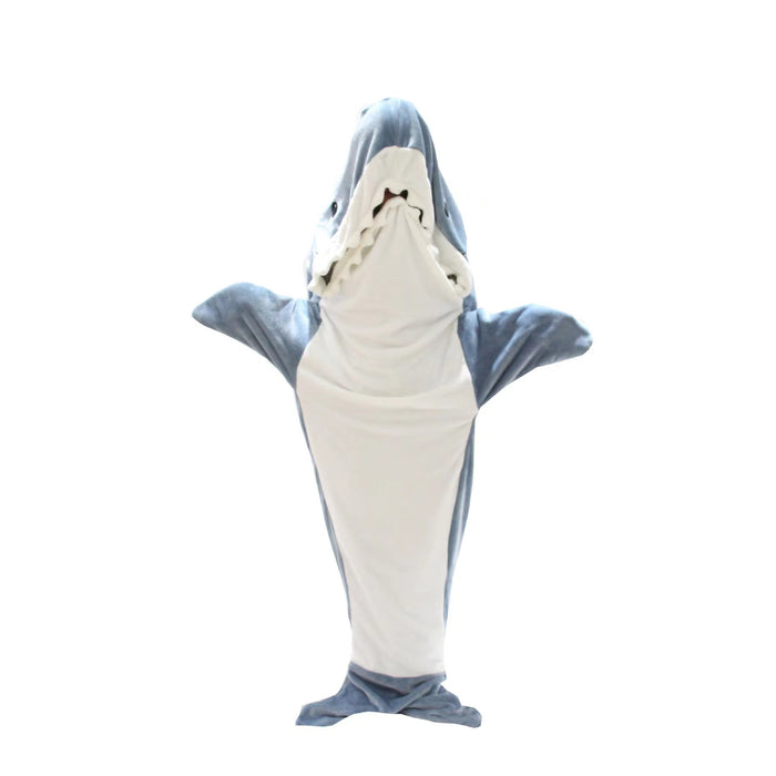Harwelton Wearable Shark Blanket Hoodie with Foot Openings