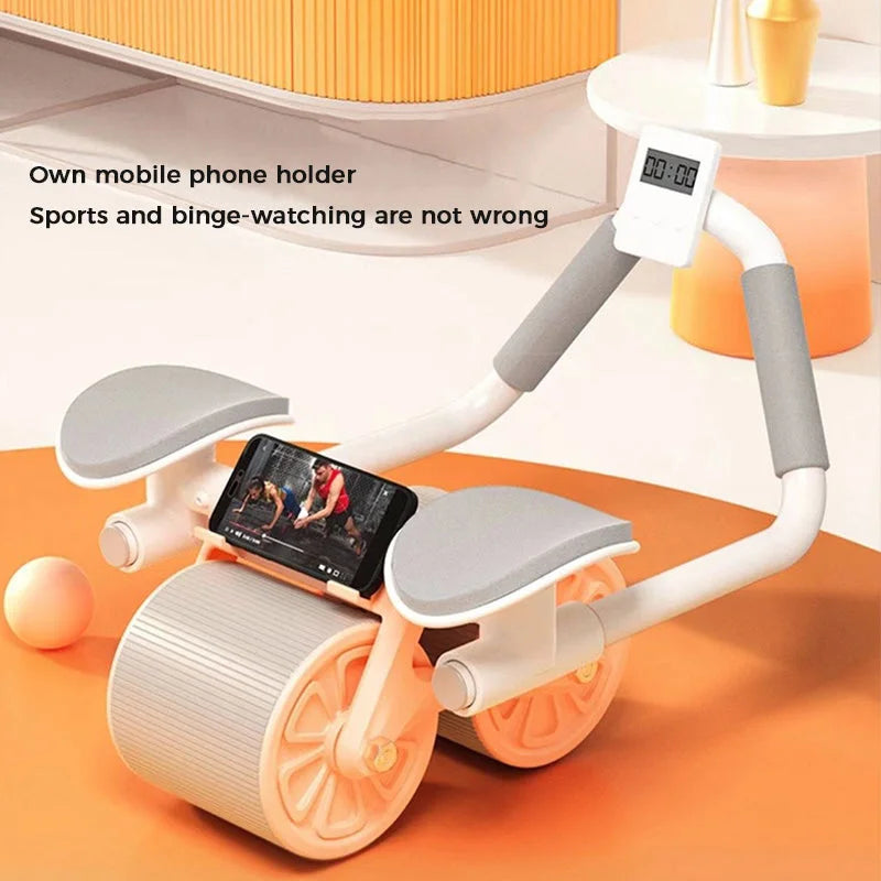 Harwelton™ Extra-Wide Ab Roller Wheel with Auto Rebound for Core
