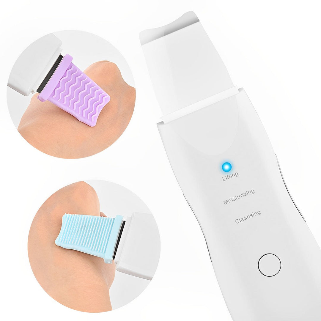 Ultrasonic Skin Scrubber with Three Modes for Smoother Skin