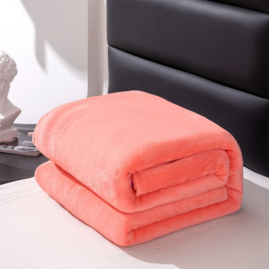 Soft Flannel Blanket for Sofa, Bed and Camping
