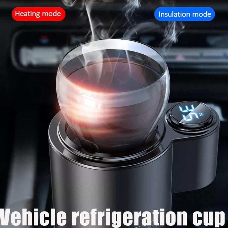2-in-1 Car Cup Cooler and Warmer, Cools to 0°C, Heats to 60°C