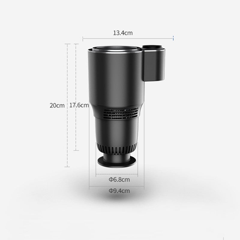 2-in-1 Car Cup Cooler and Warmer, Cools to 0°C, Heats to 60°C