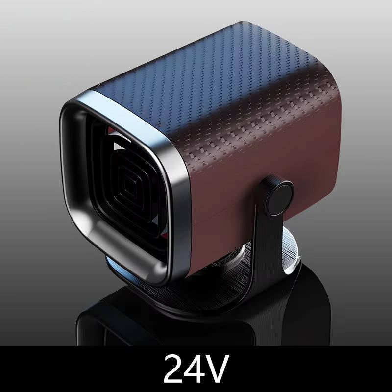 12V/24V Ceramic Car Heater &amp; Windscreen Defroster, 360° Rotating