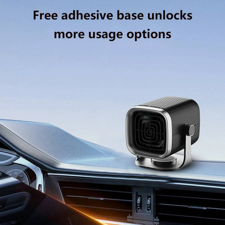12V/24V Ceramic Car Heater &amp; Windscreen Defroster, 360° Rotating