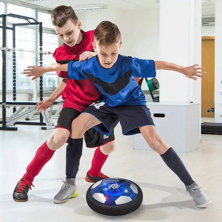 Hover Football with LED Lights for Safe Indoor Play