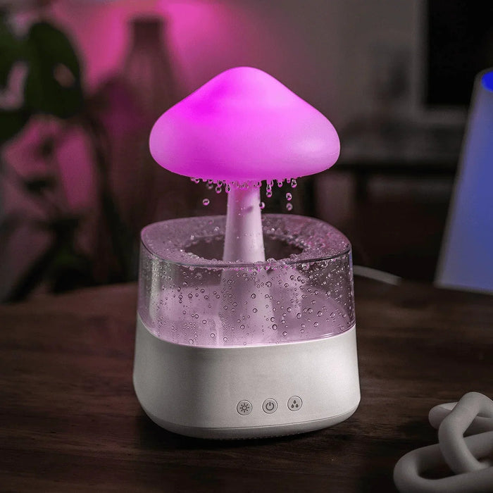 Harwelton™ Rain Cloud Humidifier with Rain Sound & Colour Light